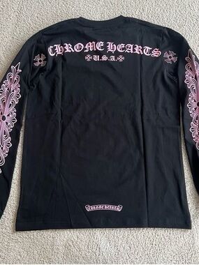 Chrome Hearts | Shirts | Chrome Hearts Gray Long Sleeve Crew Neck | Poshmark